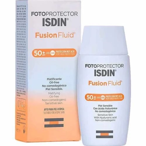 کرم ضد آفتاب فیوژن فلویید ایزدین مدل Fusion Fluid SPF 50