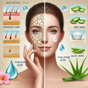 تاثیرات محصولات ترمیم کننده پوست