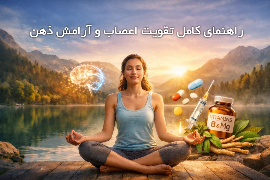 آرامش ذهن و تقویت اعصاب با مکملهای منیزیم و ویتامینهای گروه B